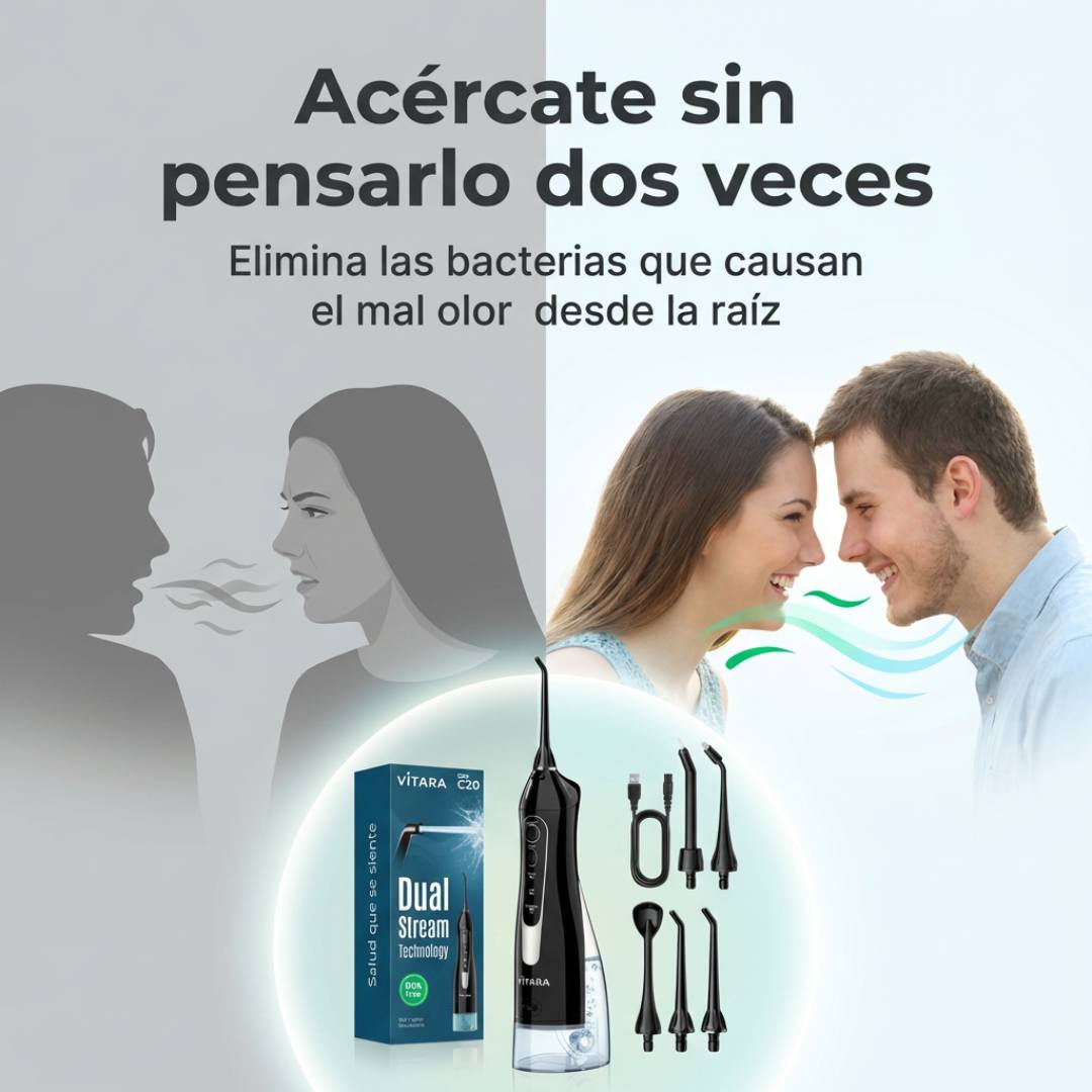 CleanFlow 360™ - Sistema Completo De Limpieza Dental