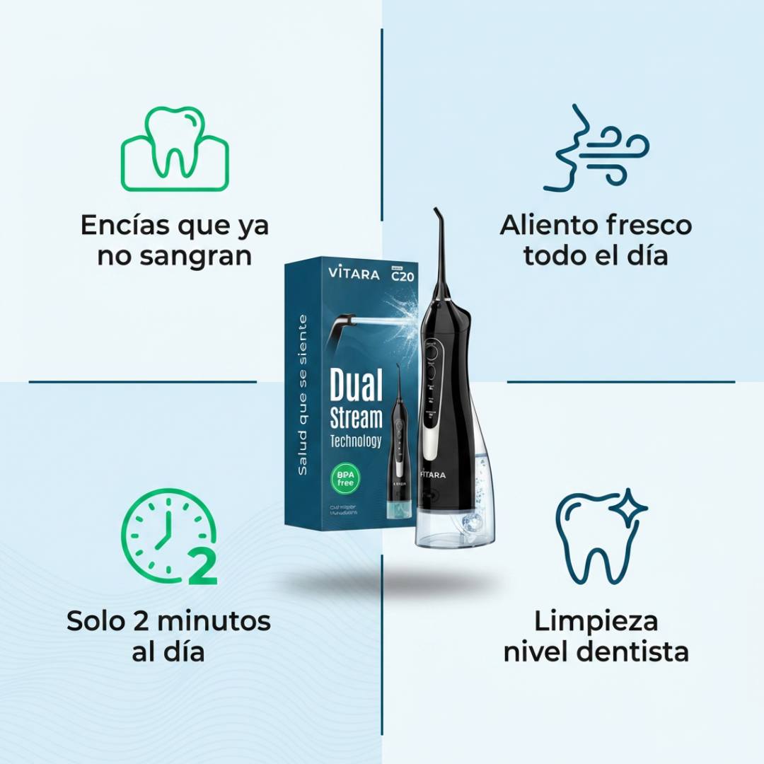 CleanFlow 360™ - Sistema Completo De Limpieza Dental